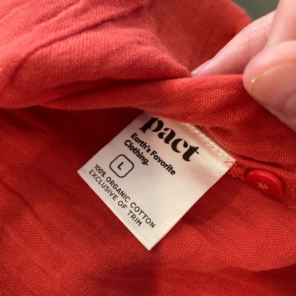 Pact Rust Sleeveless Mini Dress - Picture 6 of 8